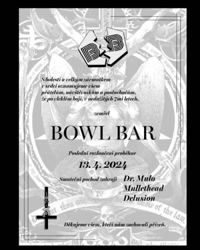 Klub Bowl Bar ukončí činnost v dubnu 2024