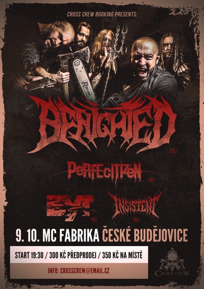 (ZRUŠENO) Benighted (FR) + support v Č. Budějovicích