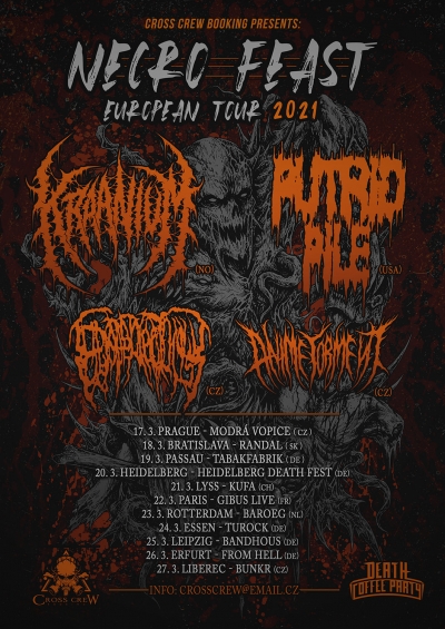 (BUDE UPŘESNĚNO) Necro Feast tour 2021 - Rotterdam