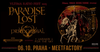 Vltima Ratio Fest 2023: PARADISE LOST, PRIMORDIAL, OMNIUM GATHERUM, HARAKIRI FOR THE SKY - Praha