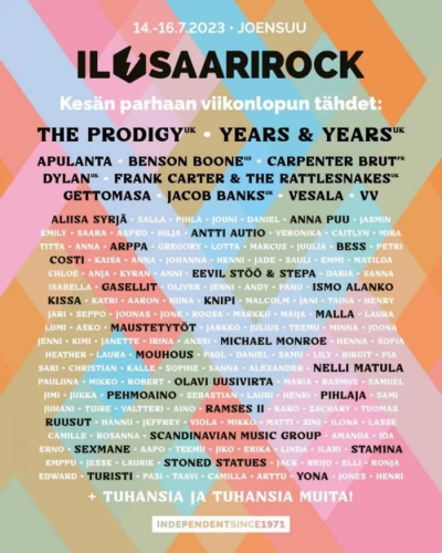 Ilosaarirock 2023