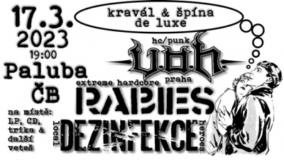 kravál & špína de luxe DEZINFEKCE & V.O.H. & RABIES