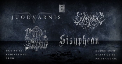 JUODVARNIS + SOLIPSISM + CRYPTS OF DESPAIR + SISYPHEAN - Brno 2023