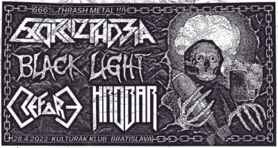 Exorcizphobia / Black Light / Refore / Hrobar - Bratislava