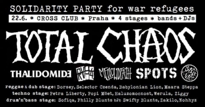 SOLIDARITY PARTY - Total Chaos (us), Thalidomide a mnoho dalších na 4 scénách v Crossu