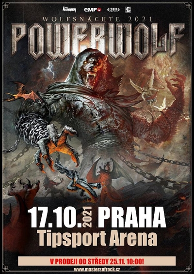 (BUDE UPŘESNĚNO) Powerwolf - WOLFSNÄCHTE TOUR 2021 - Praha