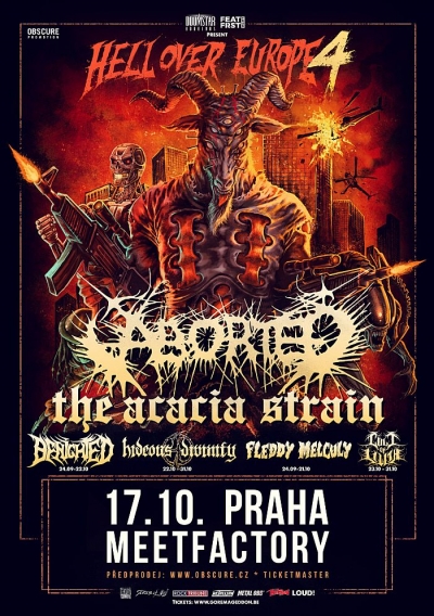 (ZRUŠENO) Hell Over Europe 4 - ABORTED, THE ACACIA STRAIN, BENIGHTED + support - Praha