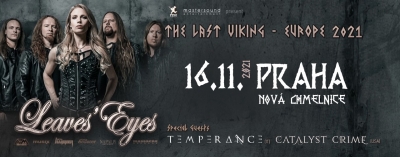 (ZRUŠENO) LEAVES´ EYES - The Last Viking - Europe 2021 - Praha