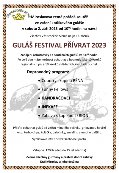 Guláš festival Přívrat 2023