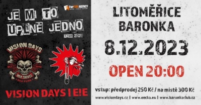 E!E & Vision Days - Je Mi To Úplně Jedno tour 2023 - Litoměřice