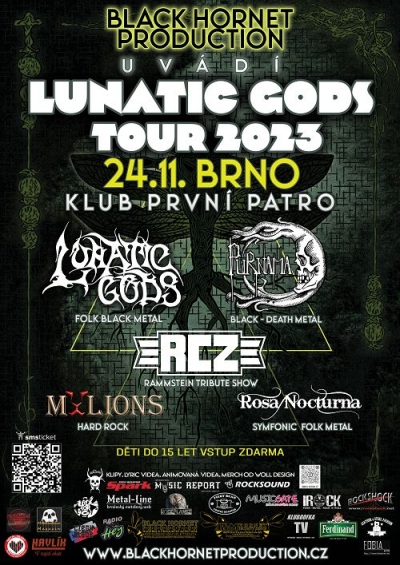 Lunatic Gods - Lunatic Gods Tour 2023 - Brno