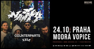 Nasty, Counterparts, Xile - Praha