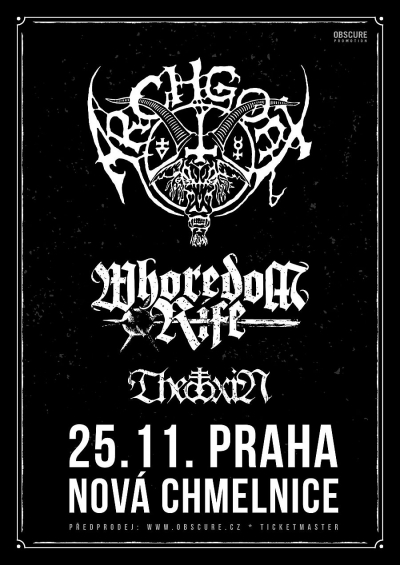 Archgoat, Whoredom Rife, Theotoxin - Praha