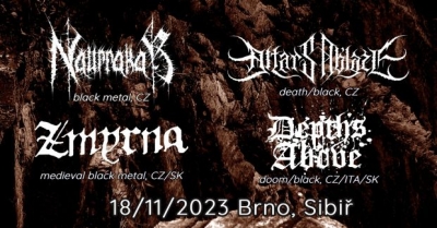 Naurrakar / Zmyrna / Altars Ablaze / Depths Above - Brno