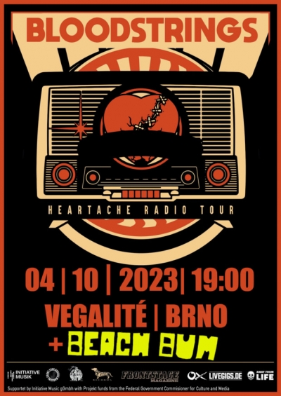 THE BLOODSTRING - Heartache Radio Tour 2023 - Brno