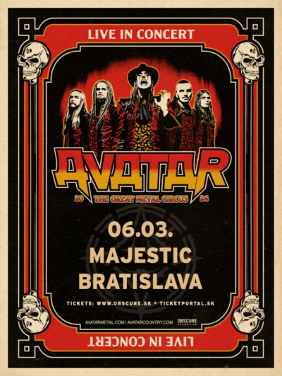 Avatar - The Great Metal Circus 2023 - Bratislava