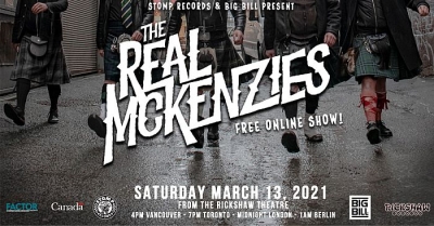 The Real McKenzies at The Rickshaw Theatre