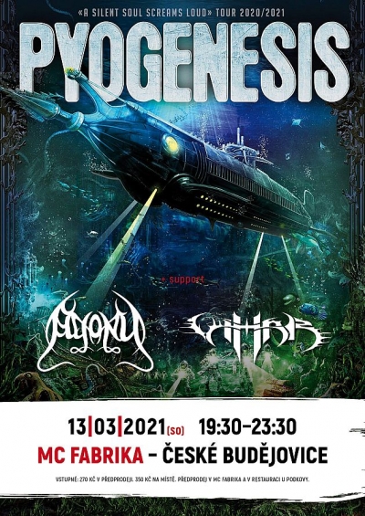 Pyogenesis - A Silent Soul Tour - České Budějovice (CZ)