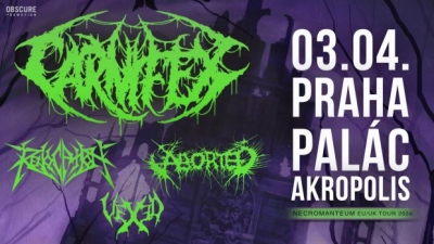 Carnifex - Necromanteum EU/UK Tour 2024 - Praha