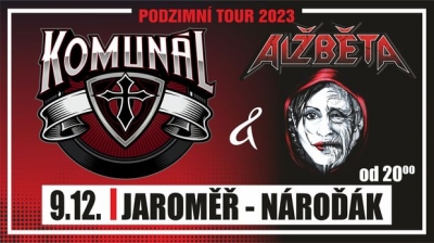 Komunál + Alžběta - Podzimní tour 2023 - Jaroměř