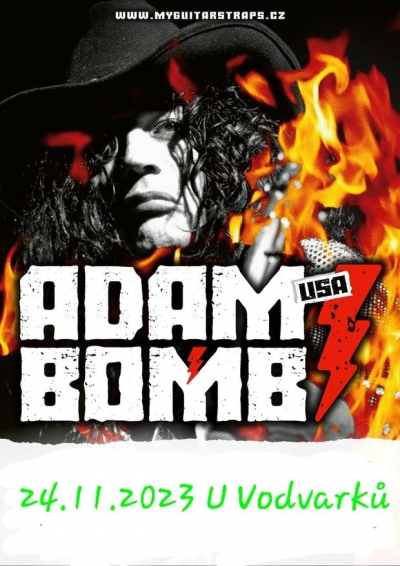 Adam Bomb (USA) - Acoustic Solo Euro Tour 2023 - Kolín 2023