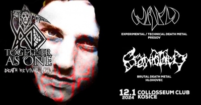 Together As One (Death revival) / Craniotomy / Wayd - Košice 2024