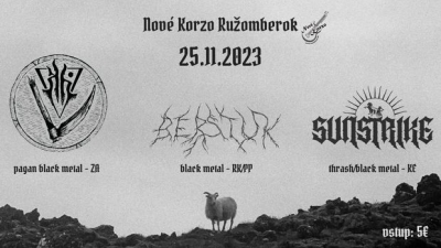 Krajiny Hmly (ZA) / Berstuk (RK/PP) / Sunstrike (KE) -Ružomberok 2023