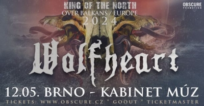 Wolfheart - King of the North over Balkans/Europe Tour 2024 - Brno