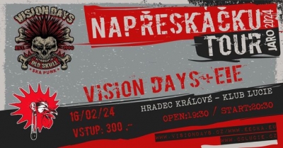 Vision Days & E!E - Napřeskáčku tour 2024 - Hradec Králové