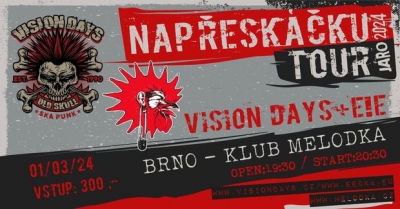 Vision Days & E!E - Napřeskáčku tour 2024 - Brno