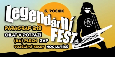 (ZRUŠENO) Legendární Fest 2021 + 17let Paragrafů