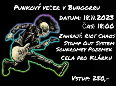 Punkový večer v Bunggrru 2023