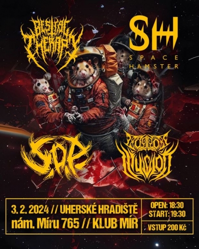 Bestial Therapy + Edge of Illusion + Space Hamster + Solution of Panic - Uherské Hradiště 2024