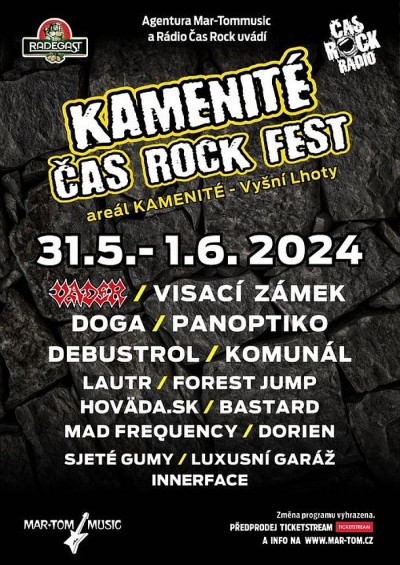 Kamenité Čas rock fest 2024