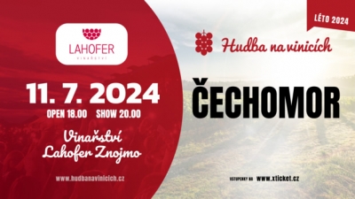 Hudba na vinicích 2024 - Dobšice - Čechomor