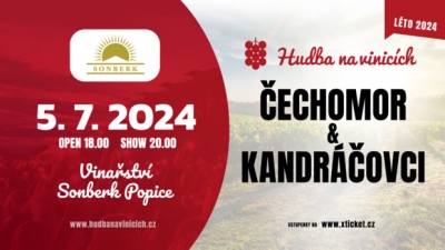 Hudba na vinicích 2024 - Popice - Čechomor & Kandráčovci