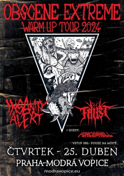 OBSCENE EXTREME WARM UP TOUR 2024 - Praha