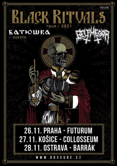 Black rituals tour 2021 - Praha (BATUSHKA + BELPHEGOR)