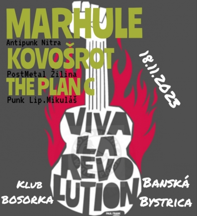 MARHULE, KOVOŠROT a THE PLAN C v Bosorke 2023