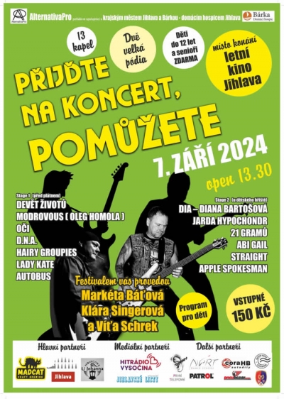 Přijďte na koncert, pomůžete 2024