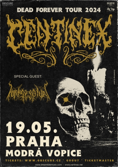 CENTINEX - Dead Forever Tour 2024 - Praha