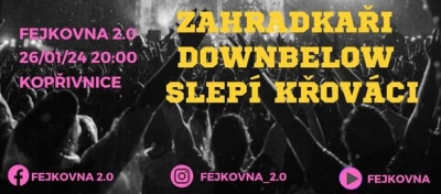 ZAhRADKAři | SLEPÍ KŘOVÁCI | DOWNBELOW - Kopřivnice 2024