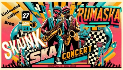 SKA night v Unleaded coffee - Rumaska (SK) a SkAunk (Brno)