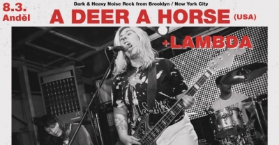 A DEER A HORSE (us) & Lambda > 8.3. < Anděl Music bar, Plzeň