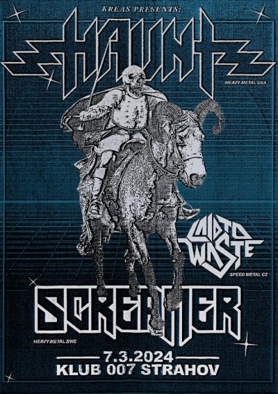 SCREAMER /swe/ HAUNT /usa/ LAID TO WASTE /cz/ - Praha 2024