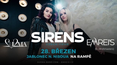 EMREI’S & SURMA - SIRENS Tour 2024 - Jablonec nad Nisou