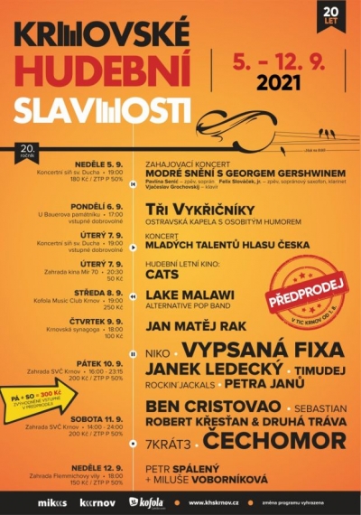 Krnovské hudební slavnosti 2021