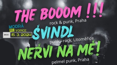 The Booom, Švindl, Něřvi na mě! ve Vopici 2024