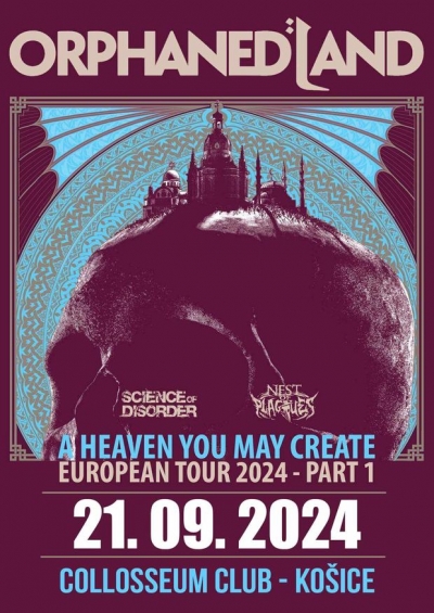 Orphaned Land - „ A Heaven You May Create Tour 2024” - Košice