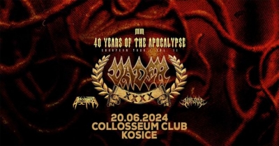 VADER - 40 Years of the Apocalypse - European tour vol. II - Košice